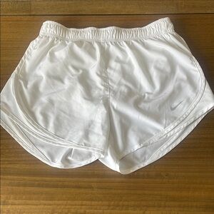 Nike White Athletic Tempo Shorts